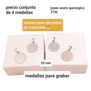 Precio conjunto de 4 dijes