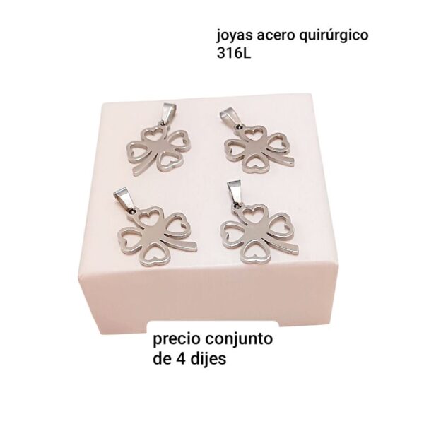 Precio conjunto de 4 dijes