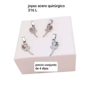 Precio conjunto de 4 dijes