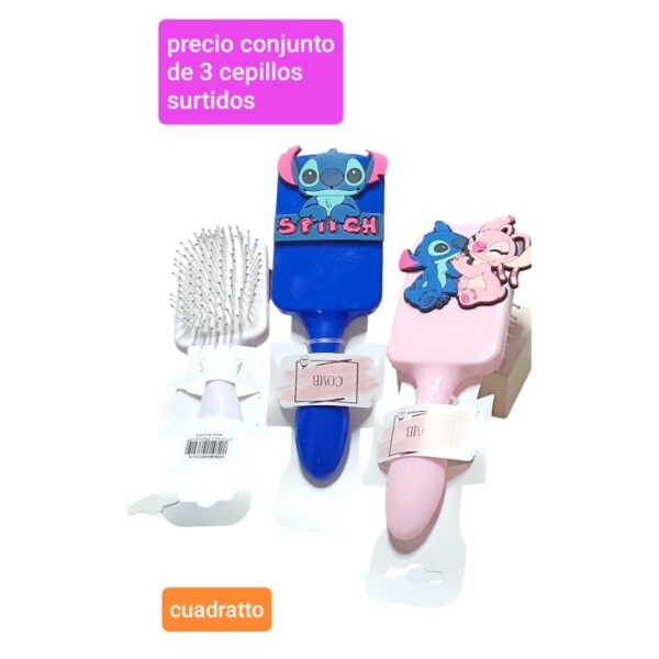 Precio conjunto de 3 cepillos surtidos 🔲