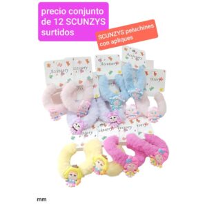 Precio conjunto de 12 SCUNZYS surtidos