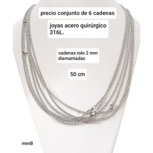 MmB.precio conjunto de 6 cadenas