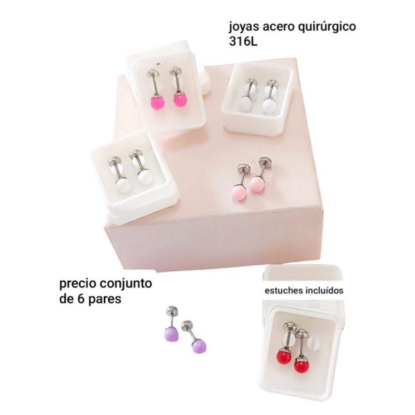 Precio conjunto de 6 pares surtidos
