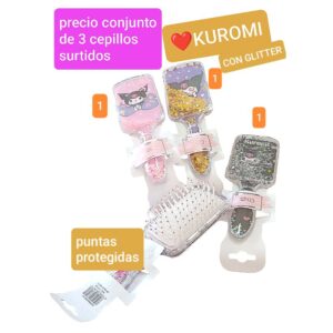 Precio conjunto de 3 cepillos surtidos