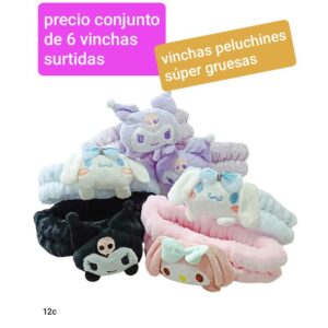 12c.precio conjunto de 6 vinchas surtidas