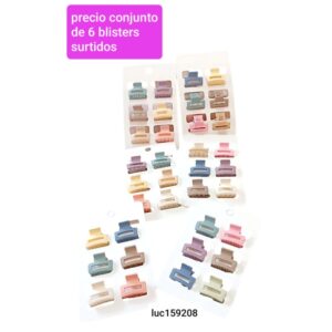 Luc159208.precio conjunto de 6 blisters surtidos