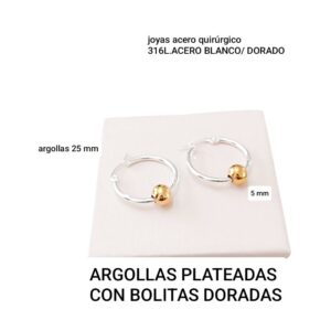 Aros combinados.precio por par