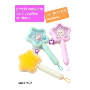 Luc137402.precio conjunto de 3 cepillos surtidos