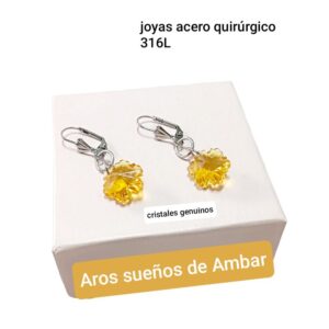 Aros àmbar precio de cada par