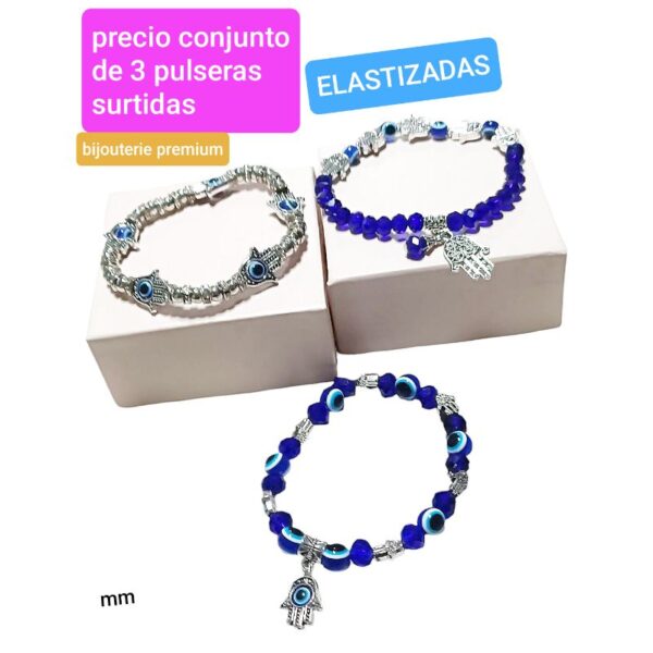 Precio conjunto de 3 pulseras surtidas