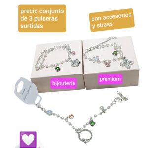Precio conjunto de 3 pulseras surtidas
