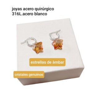Aros estrella de àmbar