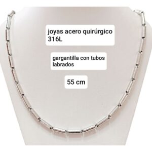 Cadena con tubos 55 cm