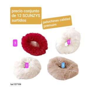 Luc 157104.precio conjunto de 12 SCUNZYS surtidos