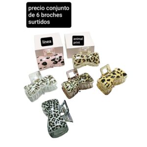 Precio conjunto de 6 broches surtidos