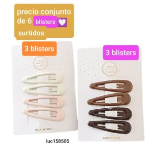 Luc158505.precio conjunto de 6 blisters surtidos