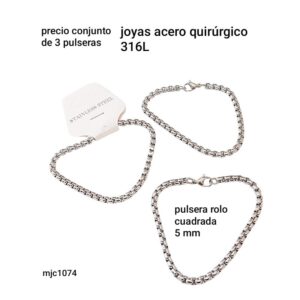 Mjc 1074.precio conjunto de 3 pulseras