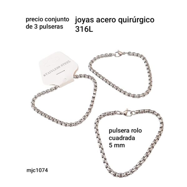 Mjc 1074.precio conjunto de 3 pulseras