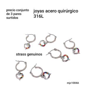 Mjc1004A.precio conjunto de 3 pares surtidos