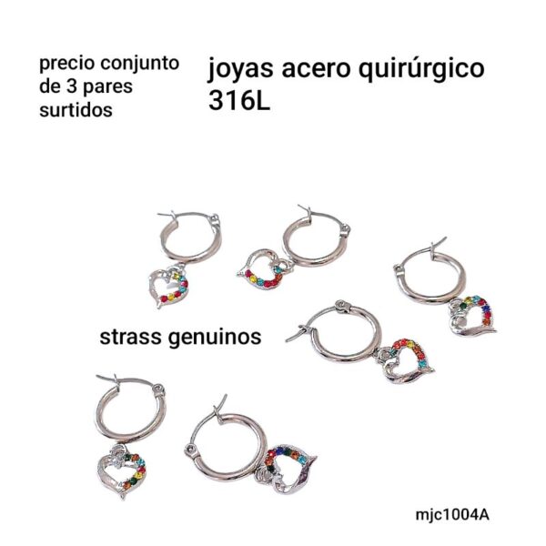 Mjc1004A.precio conjunto de 3 pares surtidos
