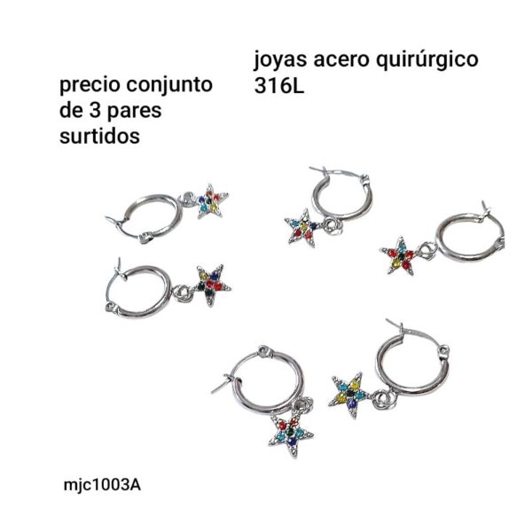 Mjc1003A.precio. Conjunto de 3 pares surtidos