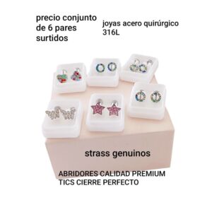 ABRIDORES multistrass.mjc.precio conjunto de 6 pares
