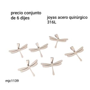 Precio conjunto de 6 dijes