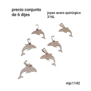 Mjc1142.precio conjunto de 6 dijes