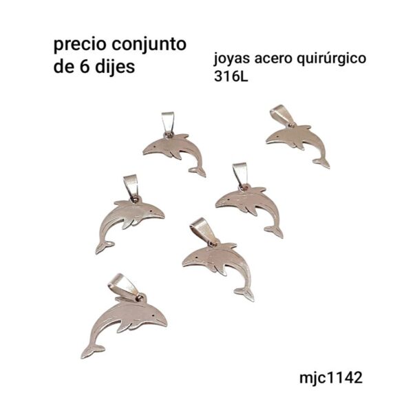 Mjc1142.precio conjunto de 6 dijes