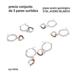 Mjc1003A.precio conjunto de 3 pares surtidos