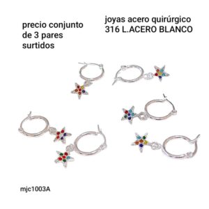 Mjc1004A.precio conjunto de 3 pares surtidos
