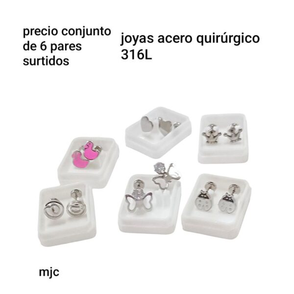 Precio conjunto de 6 pares surtidos
