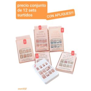 Precio conjunto de 12 sets surtidos 95f