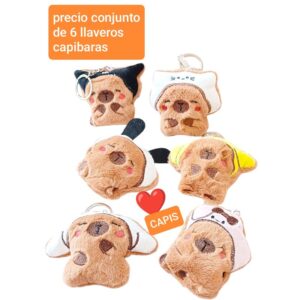 Precio conjunto de 6 llaveros surtidos