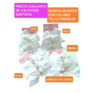 Precio conjunto de 4 blisters surtidos
