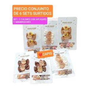Precio conjunto de 6 sets surtidos