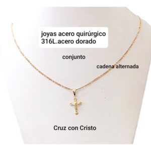 Conjunto con Cruz con Cristo
