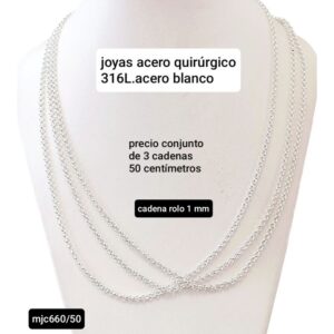 Mjc660/50.precio conjunto de 3 cadenas
