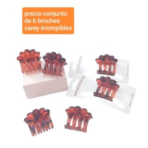 Precio conjunto de 6 broches