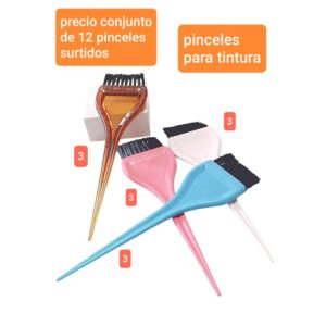 Precio conjunto de 12 pinceles surtidos
