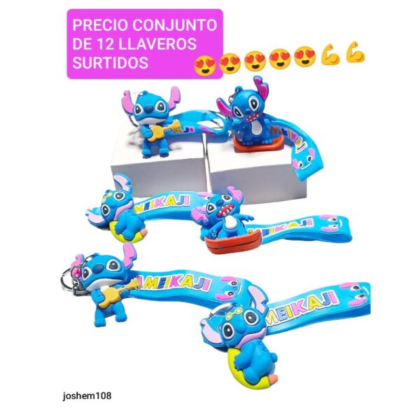 Joshem108. precio conjunto de 12 llaveros surtidos
