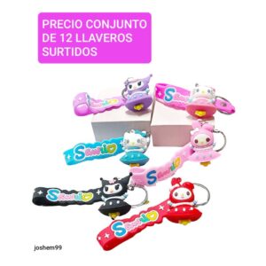 Joshem 99.precio conjunto de 12 llaveros surtidos