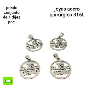 PRECIO conjunto de 4 dijes