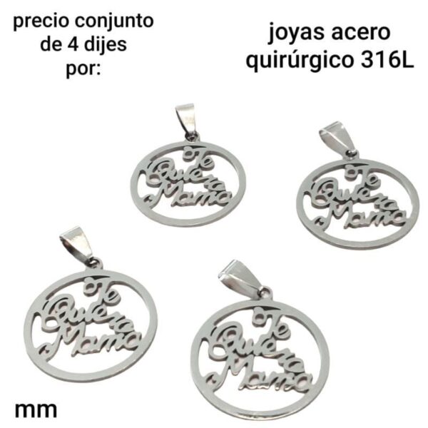 PRECIO conjunto de 4 dijes