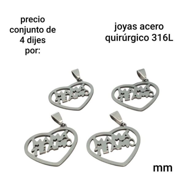 PRECIO conjunto de 4 dijes