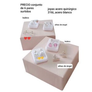 PRECIO conjunto de 6 pares surtidos
