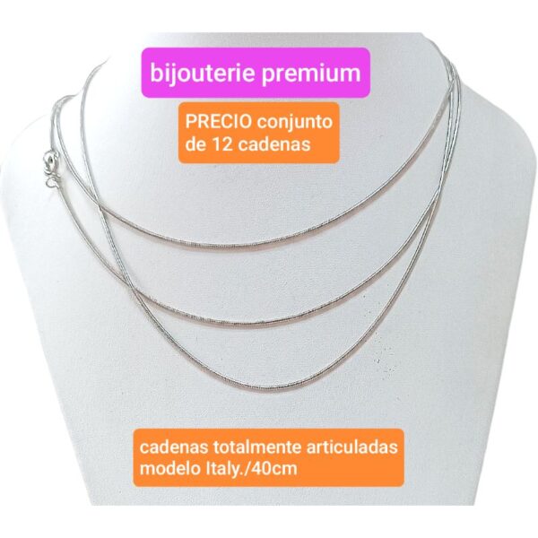 Cadenas articuladas.precio conjunto de 12 cadenas