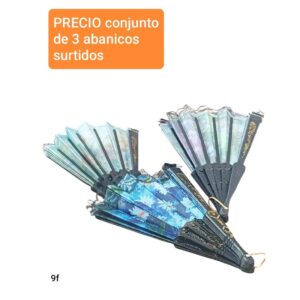 PRECIO conjunto de 3 abanicos