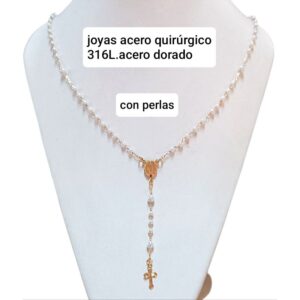Rosario con perlas