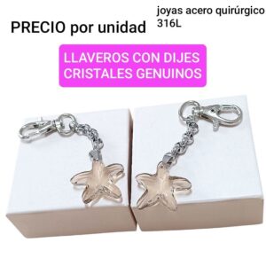 Llaveros cristal